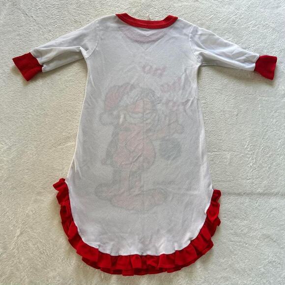 Vintage Bates-jama Garfield Christmas Nightgown size 3T 1978 Ho Ho Ho - Picture 2 of 7